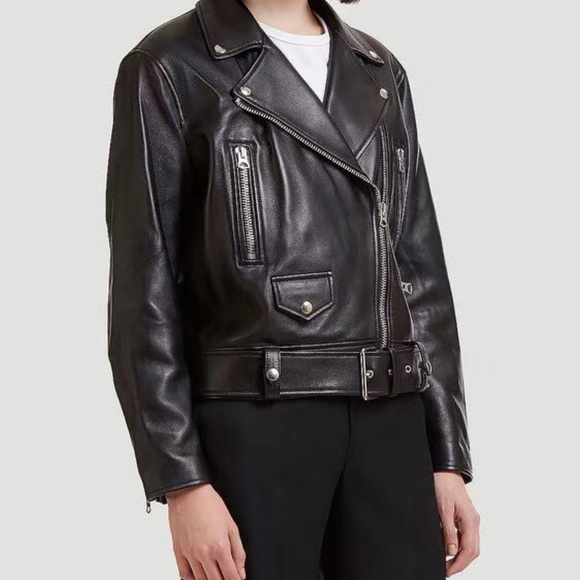 ACNE STUDIOS Leather biker jacket size36 - Picture 12 of 16